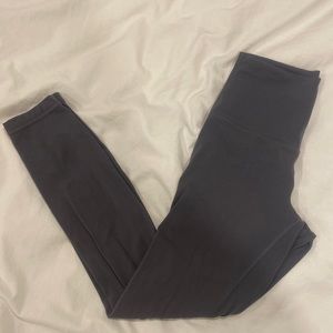 grey lululemon align 25 inch size 4